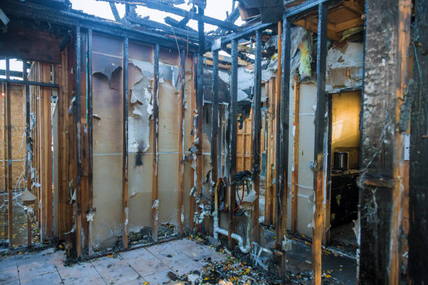 Professional Soot Cleanup technician working in Mount Royal, NJ